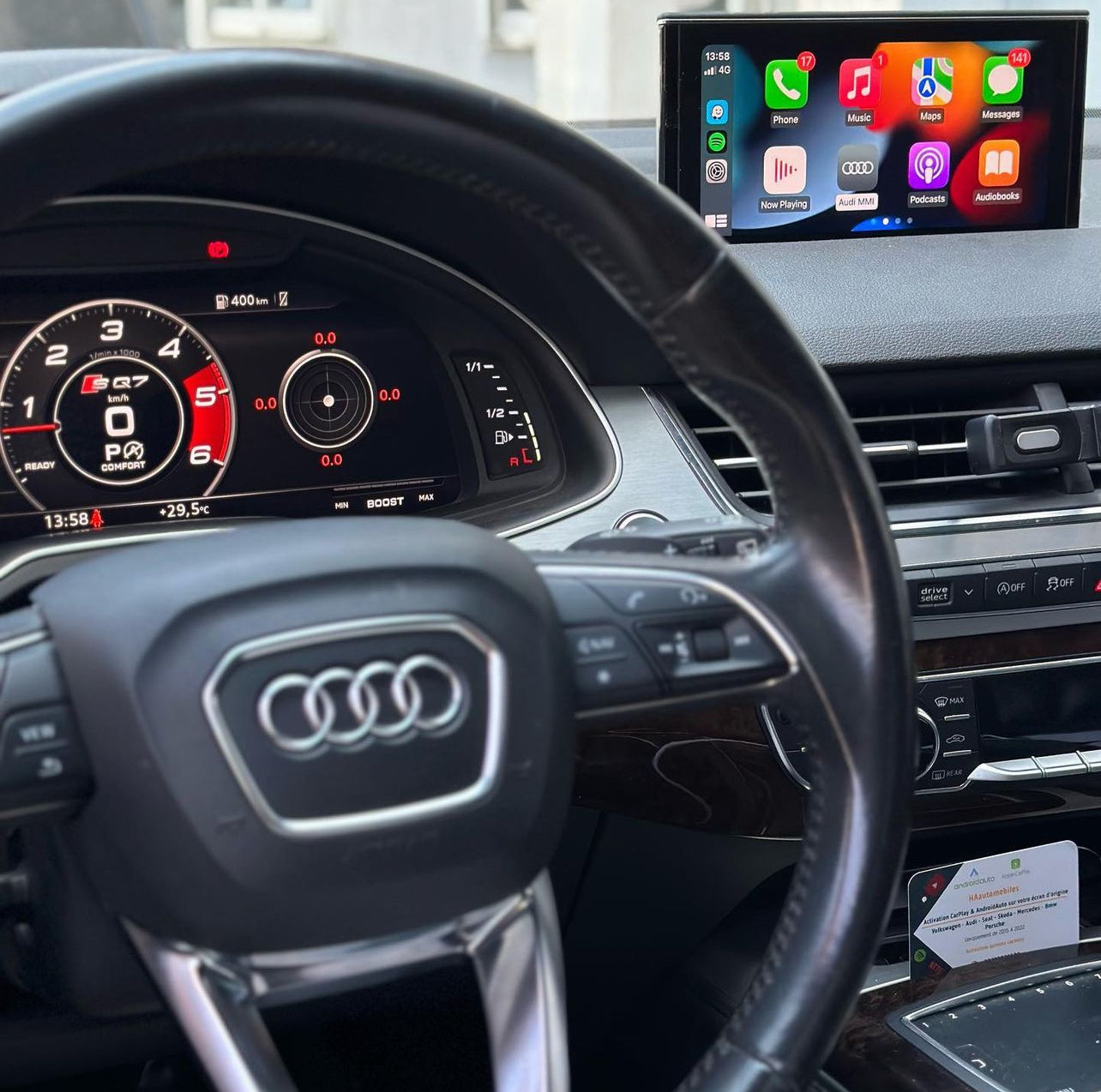 Activation de Audi Smartphone Interface  – Apple Carplay / Android Auto