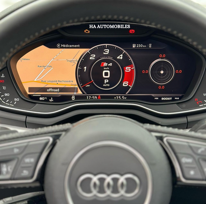 Activation de l'affichage Sport Audi – virtuel cockpit Gen1