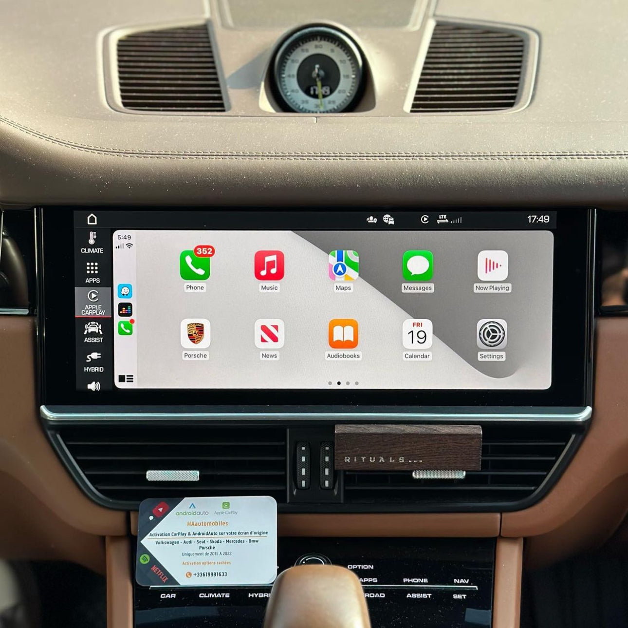 Activation Apple CarPlay et AndroidAuto Porsche MH2p - PCM5