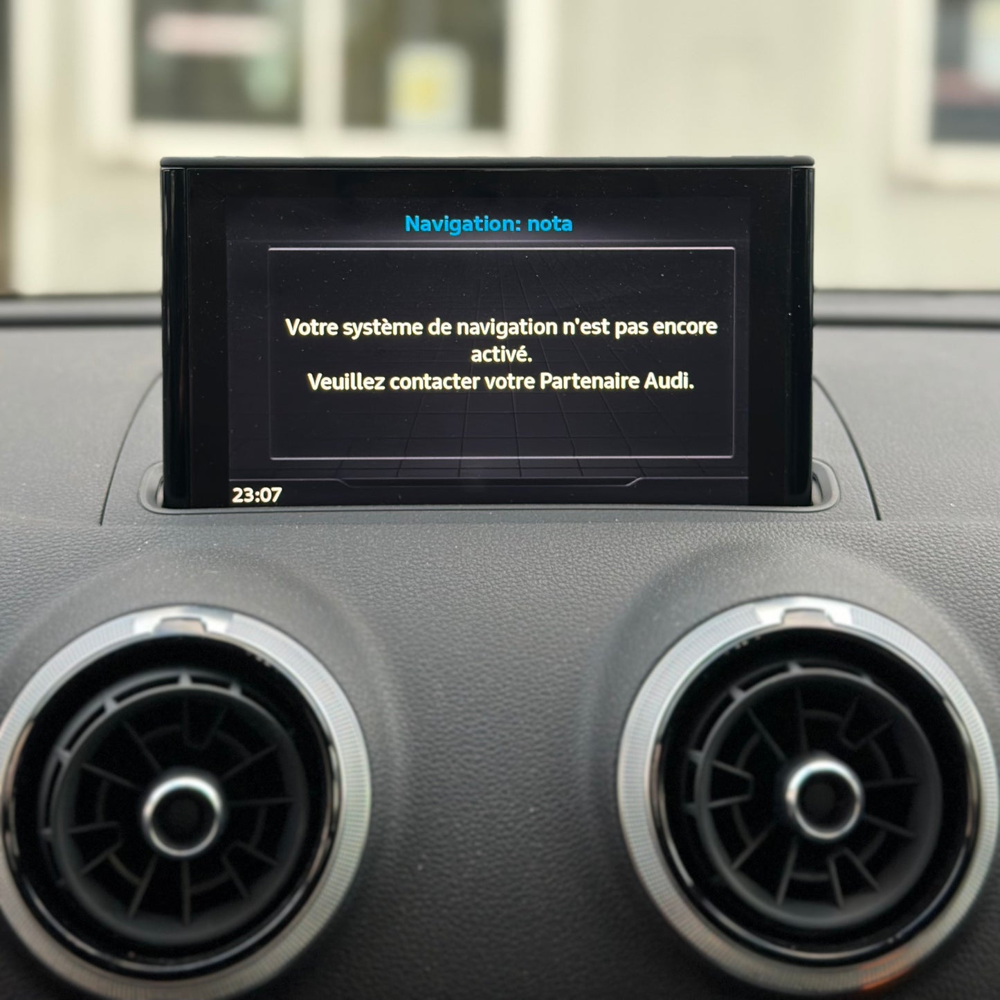 Activation de la navigation (GPS) Audi