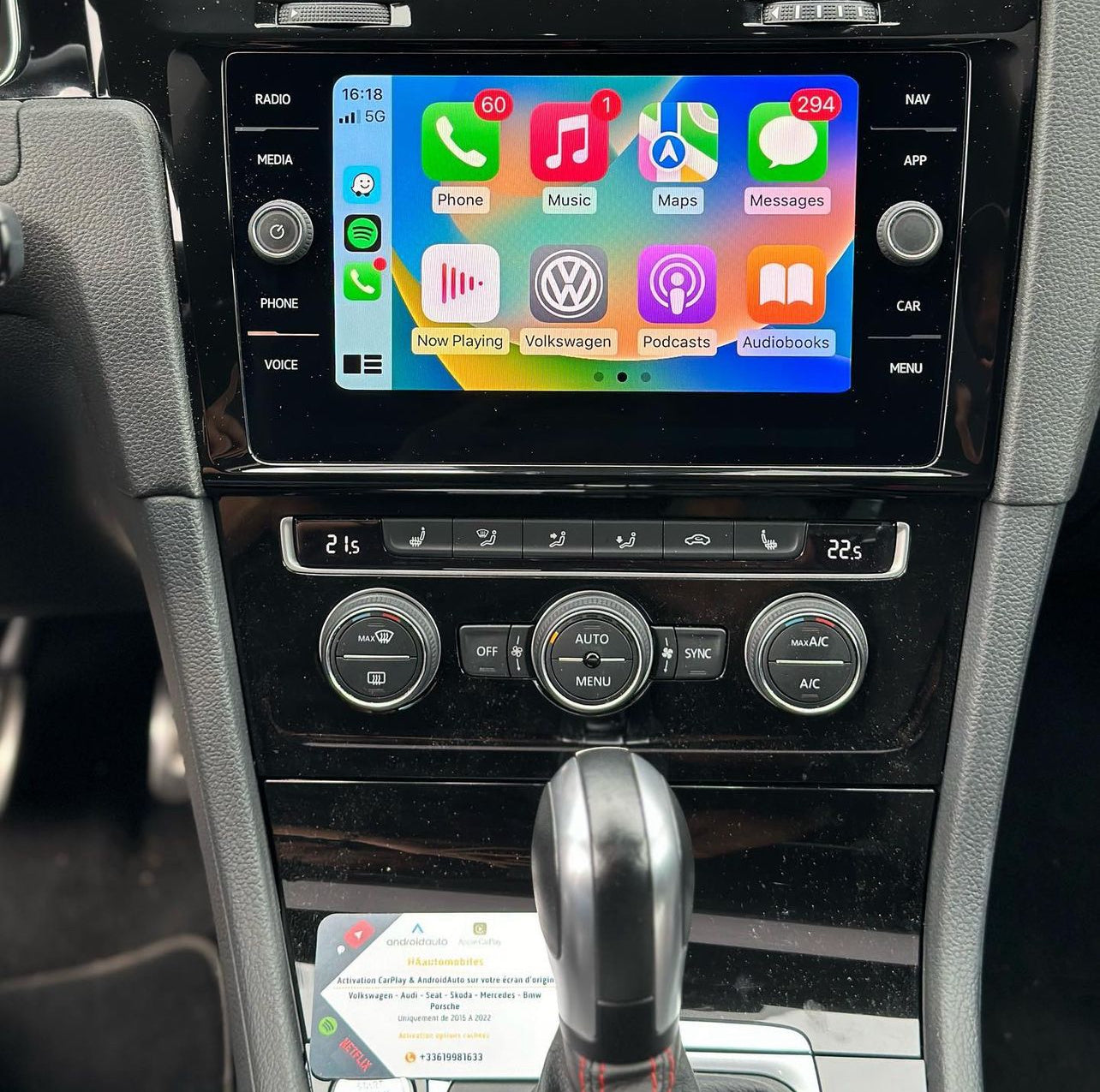 Activation de VW AppConnect – Apple Carplay / Android Auto