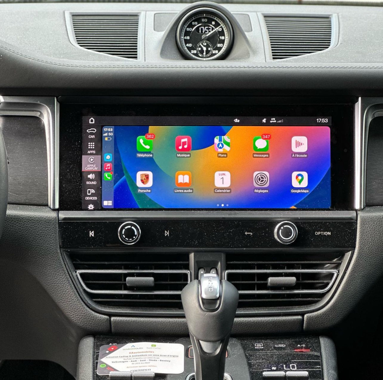 Activation Apple CarPlay et AndroidAuto Porsche MH2p - PCM5