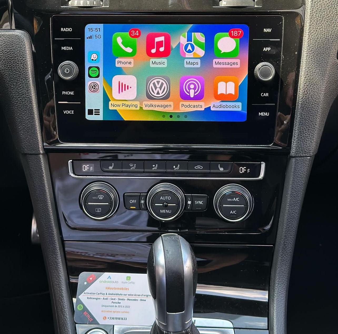 Activation de VW AppConnect – Apple Carplay / Android Auto