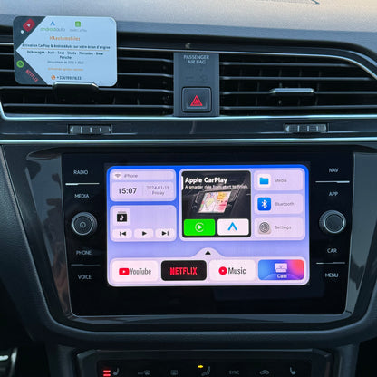 HA box TV - Youtube, Netflix et Carplay sans fil