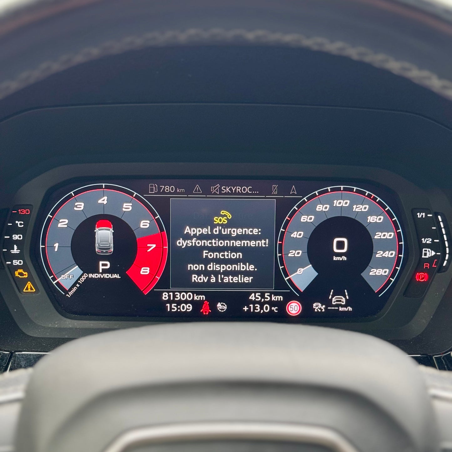 Réparation défaut appel d’urgence SOS - groupe VAG