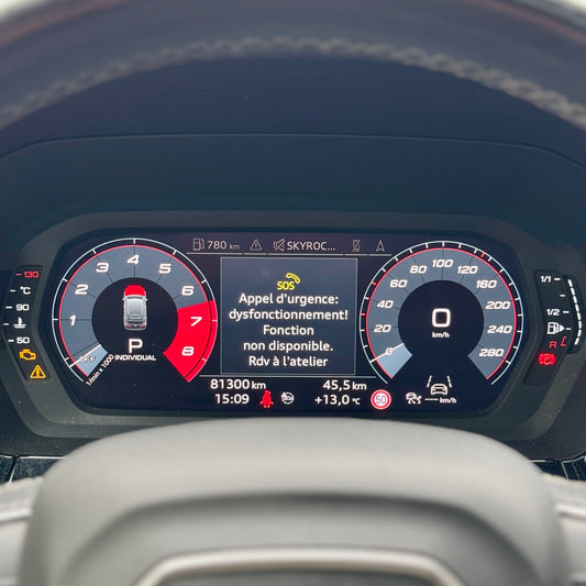 Réparation défaut appel d’urgence SOS - groupe VAG