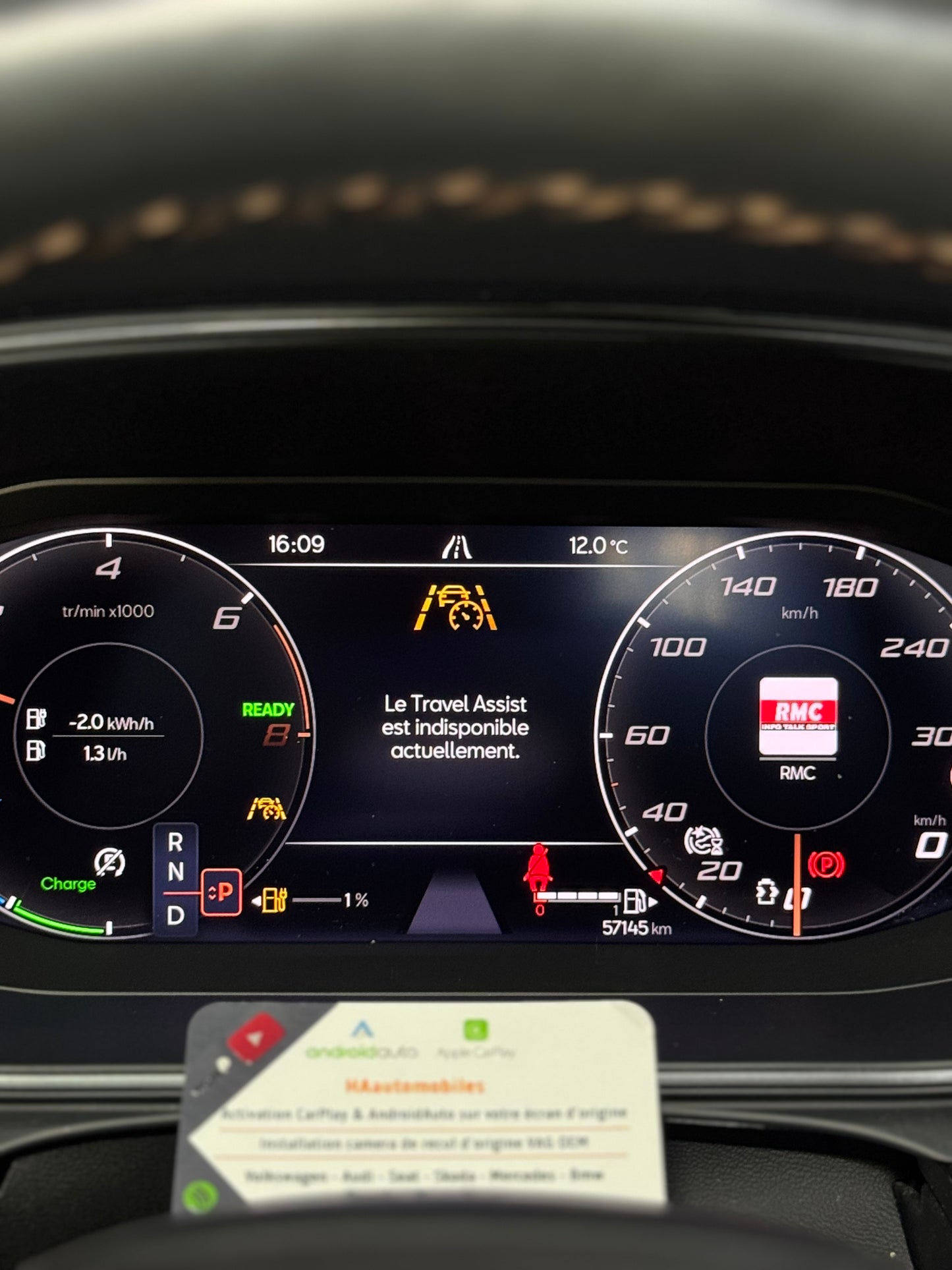 Réparation défaut Travel assist & emergency assist SoS