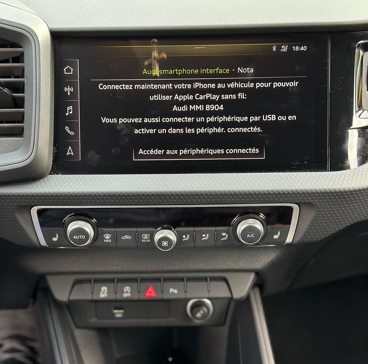 Activation Carplay Audi MH2P/MS2P