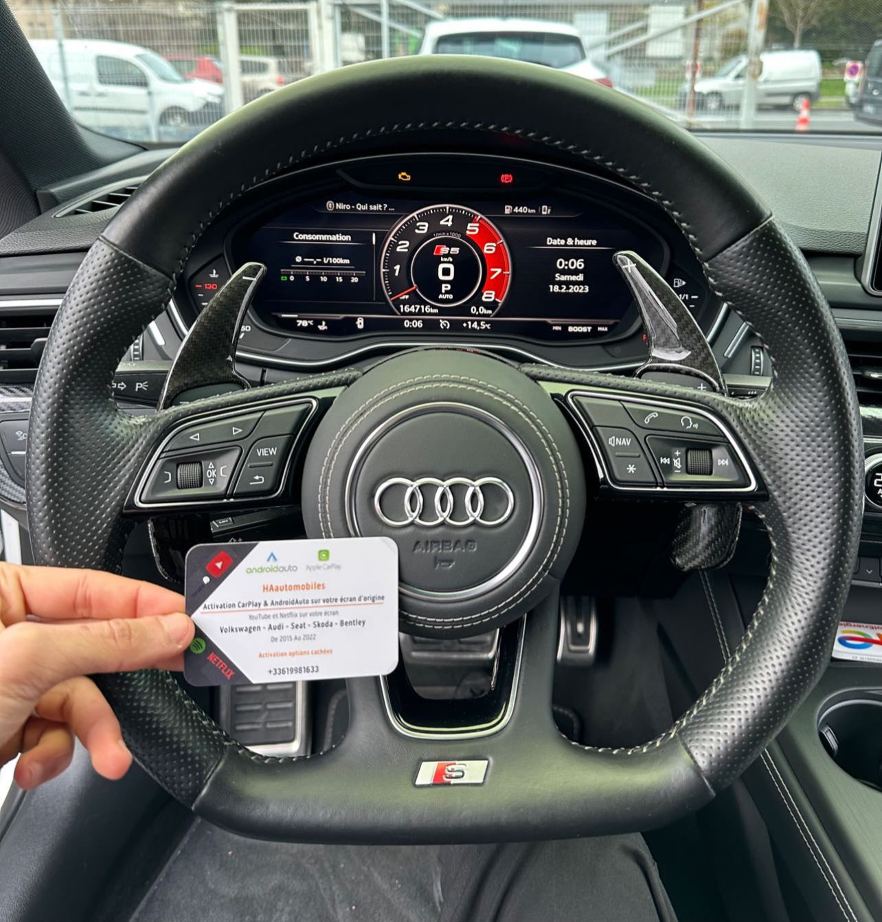 Activation de l'affichage Sport Audi – virtuel cockpit Gen1