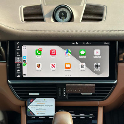 Activation Apple CarPlay en plein écran Porsche