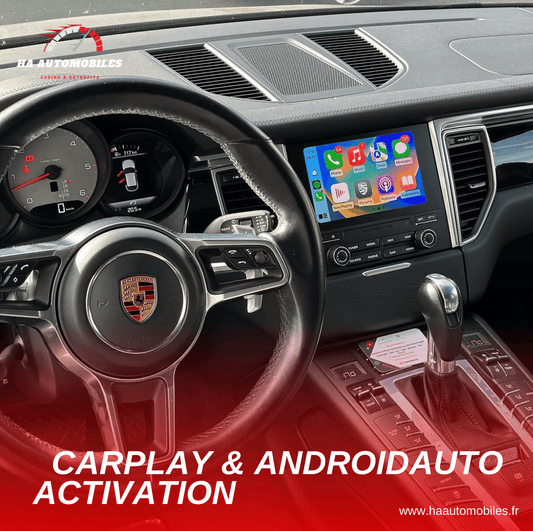 Activation Apple CarPlay et AndroidAuto Porsche PCM4.0 - Macan, Cayman, 991