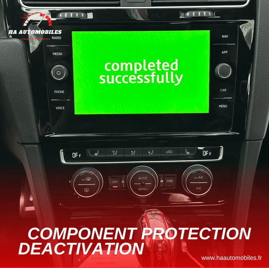 Désactivation protection des composants Volkswagen