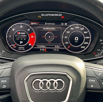 Activation de l'affichage Sport Audi – virtuel cockpit Gen1