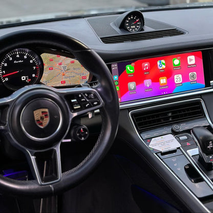 Activation Apple CarPlay en plein écran Porsche