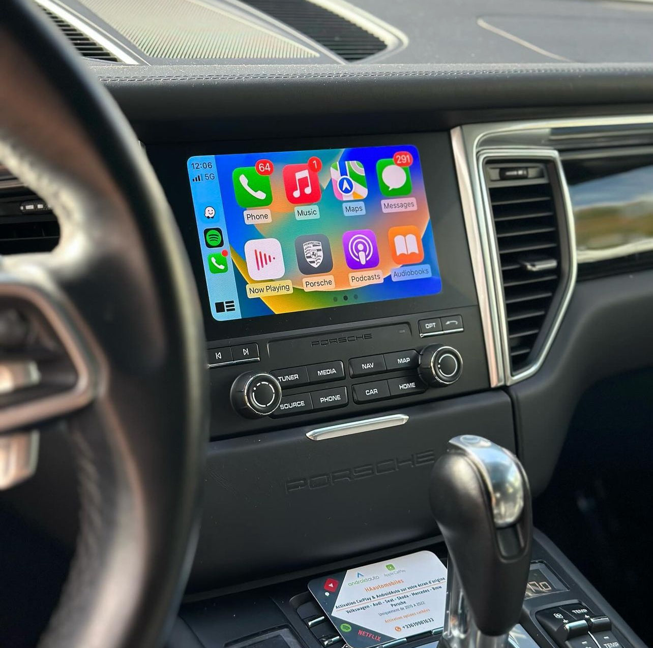 Activation Apple CarPlay et AndroidAuto Porsche PCM4.0 - Macan, Cayman, 991