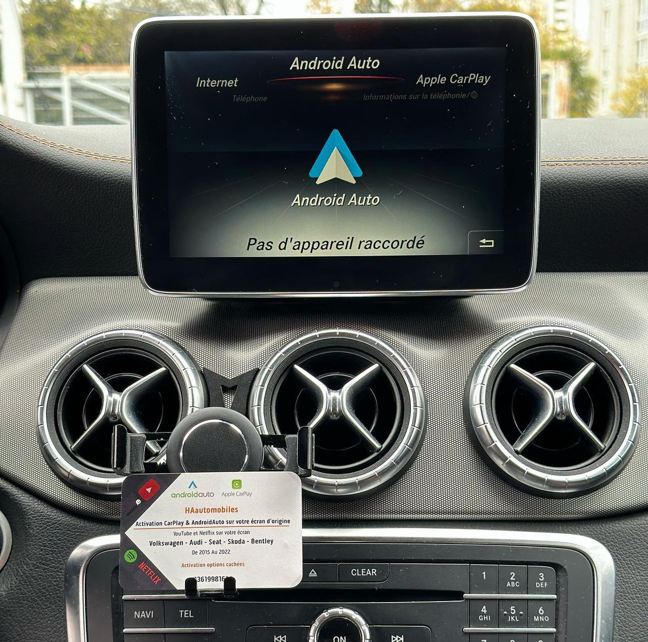 Activation Apple CarPlay et AndroidAuto Mercedes - NTG5s1