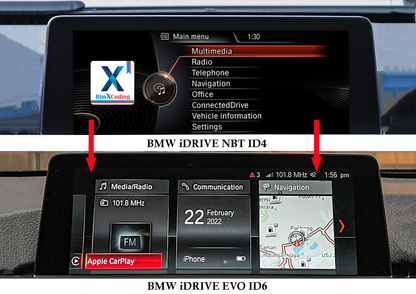 Mise à niveau Flash NBTevo iDrive 4 vers iDrive 6 BMW