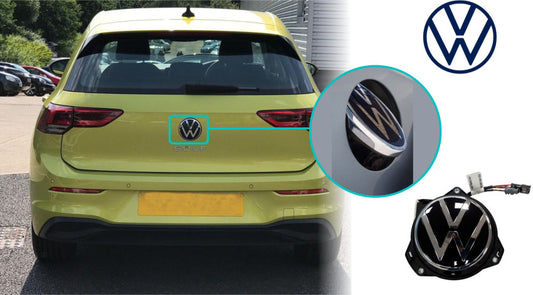 Kit de caméra HighLine avec emblème arrière - VW Golf MK 8